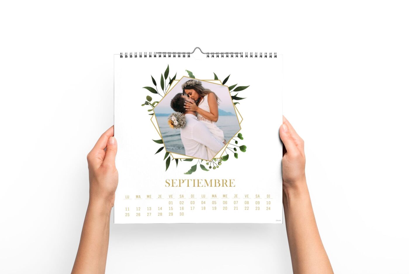 Calendario de pared cuadrado personalizado